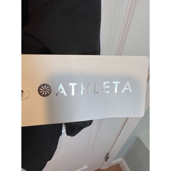 Athleta Women's Forever Fleece Crewneck Sweatshirt Size Large Black NWT - Picture 5 of 8